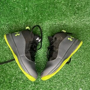 Size 1y-Infant Toddler Kids Boys Under Armour UA Lockdown 4 Grey Green